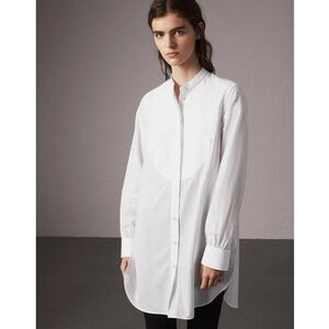 BURBERRY White Shirt Tunic Dress